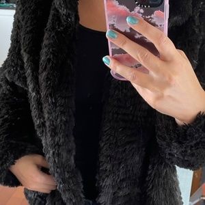 Faux Fur Cropped Jacket